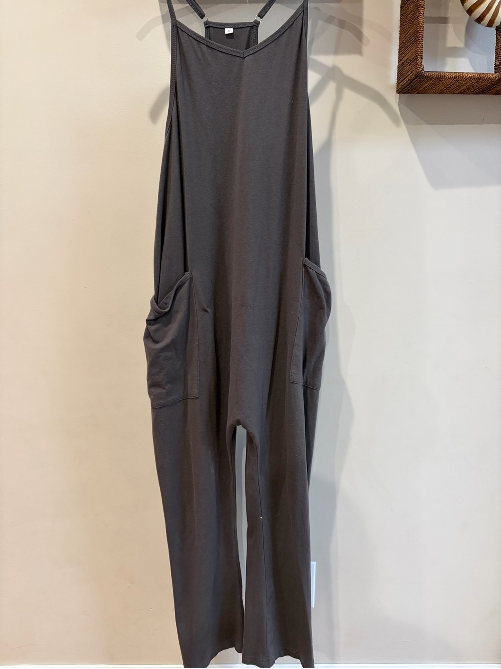 Women's Gray Relaxed Jumpsuit
